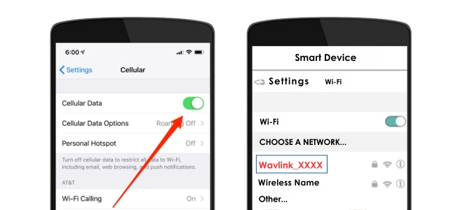 connect to wavlink extender