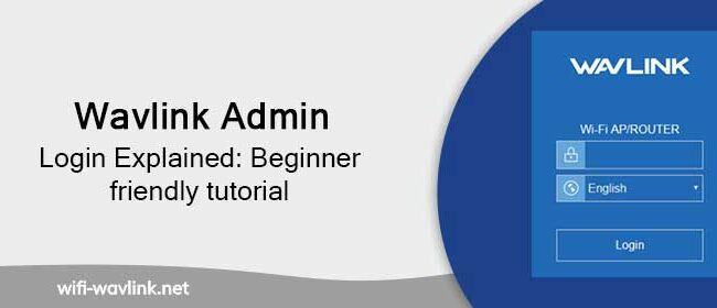 Wavlink Admin Login