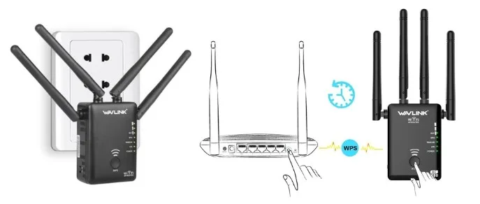 Wavlink Extender WPS Connection